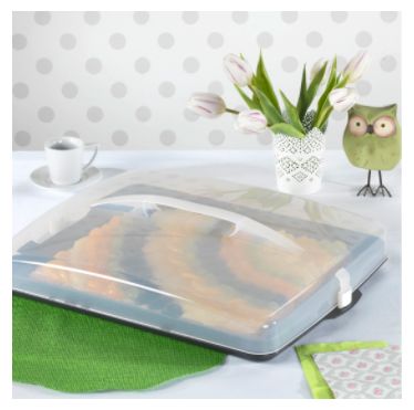 Rechteck 111497 Blechkuchen-Transportbox 