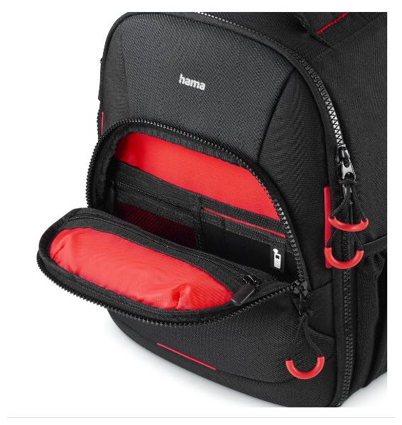 Kamera-Rucksack für Jede Marke 220 x 100 x 240 mm  121345 Ohio (Schwarz, Rot) 