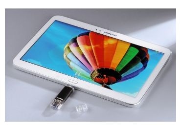 USB Type-A / Micro-USB Stick 64 GB  124000 Laeta Twin (Schwarz) 