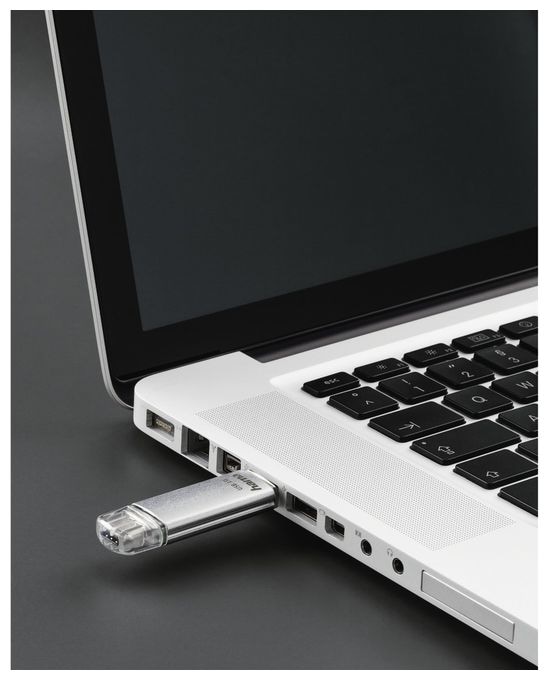 USB Type-A / USB Type-C Stick 16 GB  124161 C-Laeta (Silber) 