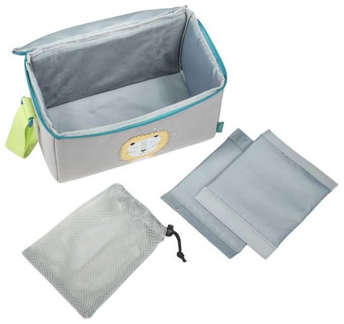  132433 Lucky Lion - Tasche für Tonie Box (Grün, Grau) 
