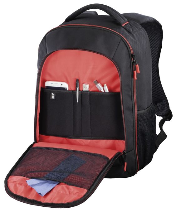 Kamera-Rucksack für Jede Marke 270 x 120 x 340 mm  139855 Miami 190 (Schwarz, Rot) 