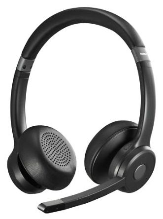 Ohraufliegender Bluetooth Kopfhörer kabellos 40 h Laufzeit USB Typ-C  139938 BT700 Casque (Schwarz) 
