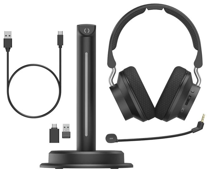 Over Ear Bluetooth Kopfhörer kabelgebunden&kabellos 24 h Laufzeit USB Typ-C  139940 BT-900 (Schwarz) 