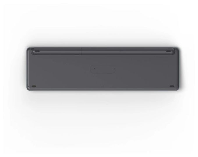 Heimbüro Tastatur RF Wireless + Bluetooth 2.4 GHz (Schwarz, Dunkles Grau) 173063 WK-550 