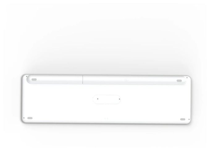 Heimbüro Tastatur RF Wireless + Bluetooth 2.4 GHz  173064 WK-550 (Grau, Weiß) 