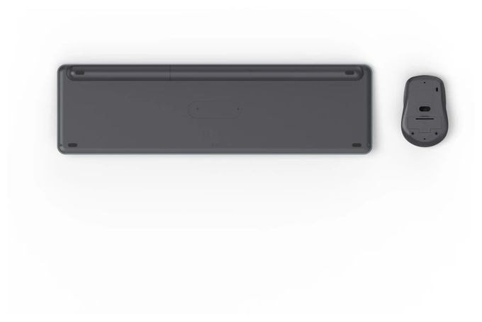 Heimbüro Tastatur RF Wireless + Bluetooth 2.4 GHz  173065 WKM-550 (Schwarz) 