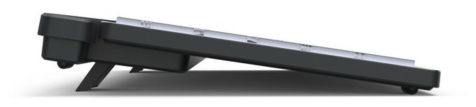 LED Heimbüro Tastatur Bluetooth 2.4 GHz (Anthrazit, Schwarz, Blau) 173067 WK-700 