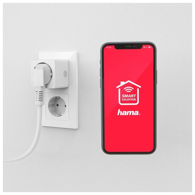 176575 WLAN-Steckdose "Mini", mit Stromverbrauchsmesser, per Sprache/App steuern 