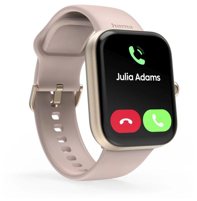 Digital Smartwatch Rechteckig IP68  178615 5000 (Roségold) 