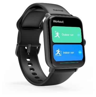 Digital Smartwatch Quadratisch IP68  178619 6010 (Schwarz) 