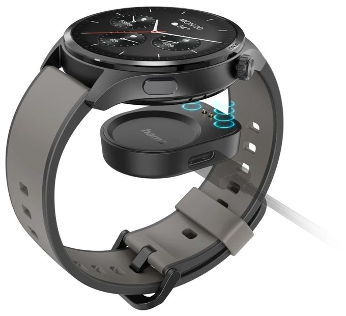 Digital 52 mm Smartwatch Rund IP68  178627 9000 (Anthrazit) 