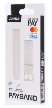 Armband 20 mm Universal  178658 Bezahlarmband NFC 20 mm (Beige) 