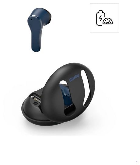 In-Ear Bluetooth Kopfhörer Kabellos TWS 16 h Laufzeit  184169 Spirit Unchained (Schwarz, Blau) 