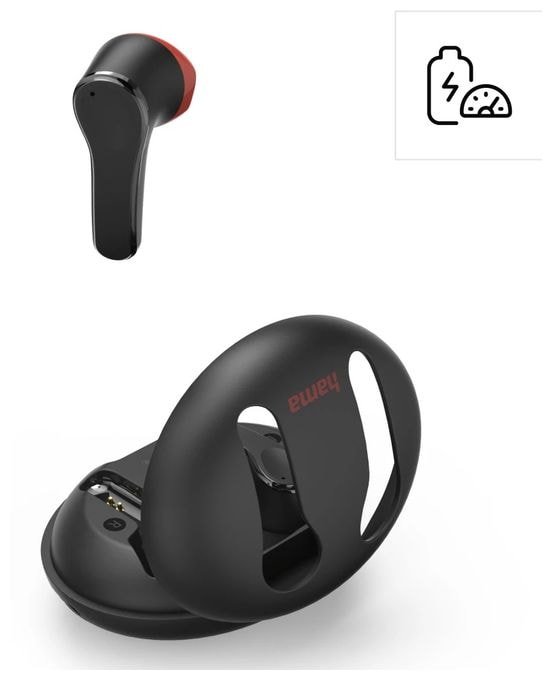 In-Ear Bluetooth Kopfhörer Kabellos TWS 4 h Laufzeit  184174 Spirit Unchained (Schwarz) 
