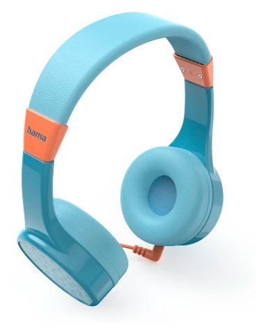 Ohraufliegender Bluetooth Kopfhörer kabellos 48 h Laufzeit USB Typ-C  184182 Teens Guard II (Blau, Orange) 