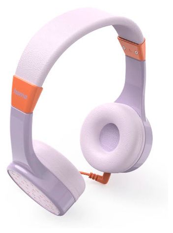 Ohraufliegender Bluetooth Kopfhörer kabellos 48 h Laufzeit USB Typ-C  184183 Teens Guard II (Orange, Violett) 