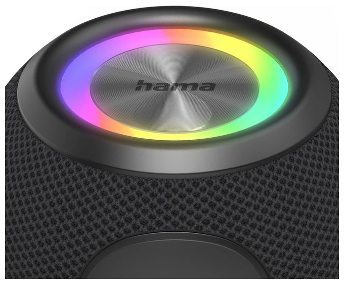 5 W Bluetooth Lautsprecher Laufzeit bis 10 h  188237 Ball Shape (Schwarz) 