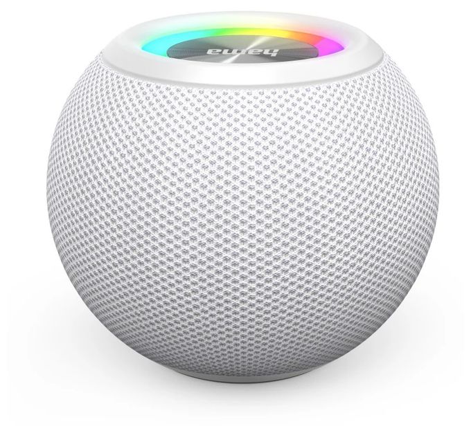 5 W Bluetooth Lautsprecher Laufzeit bis 10 h  188238 Ball Shape (Weiß) 