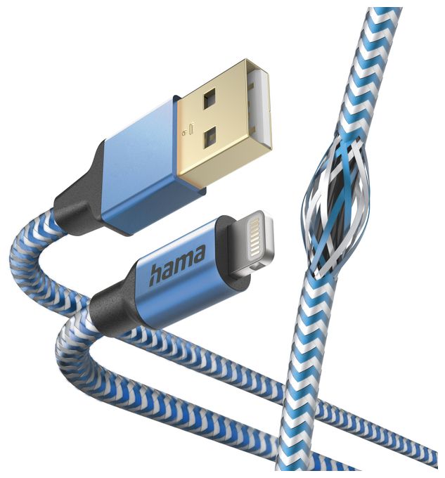 Stecker Lightning auf USB A 1,5 m  201553 Reflective (Blau) 