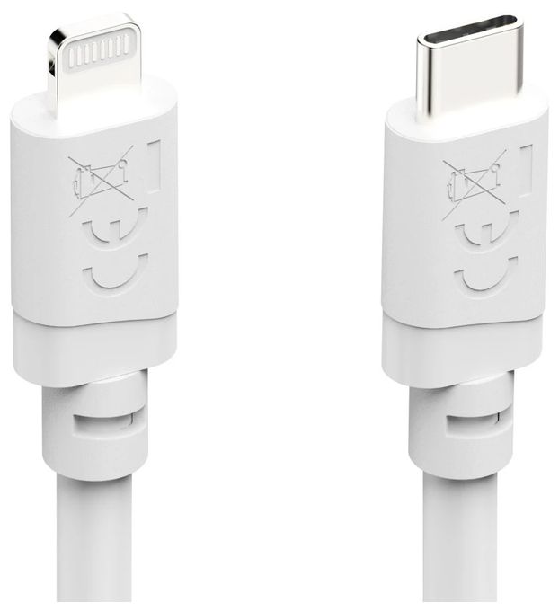 Stecker Lightning auf USB C 2 m  201816 (Weiß) 