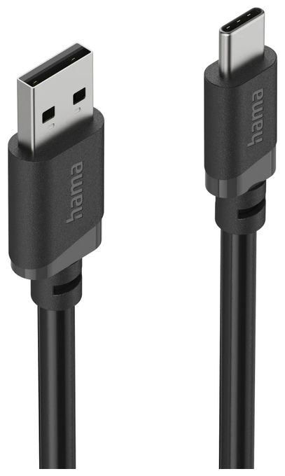 0,48 Gbit/s Stecker USB A auf USB C 0,5 m  201818 (Schwarz) 
