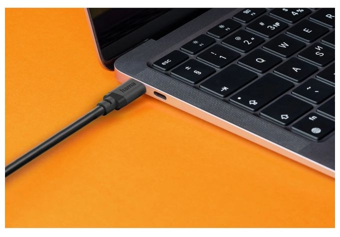 5 Gbit/s Stecker Rundkabel USB C auf USB C bis 240 W 1,5 m  202009 (Schwarz) 