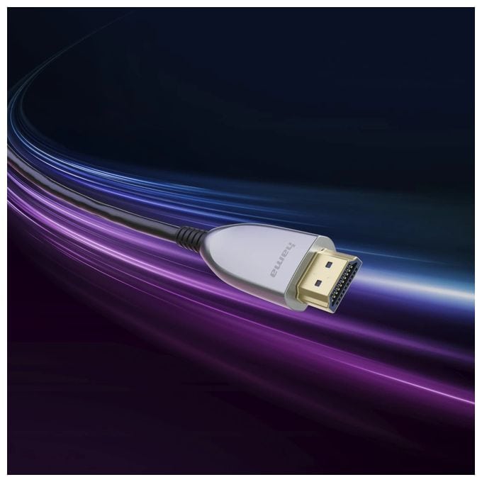 48 Gbit/s Stecker Gerade HDMI auf HDMI Typ A (Standard) 10 m (Schwarz, Grau, Silber) 202035 