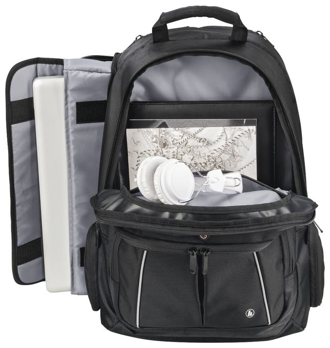 bis 43,9 cm (17.3 Zoll) (Schwarz) 216488 Vienna Notebook-Rucksack 