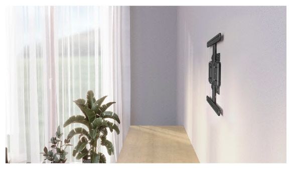 Wand Halterung 60° bis 2,29 m (90") 50 kg neigbar 220851 Ultraslim 