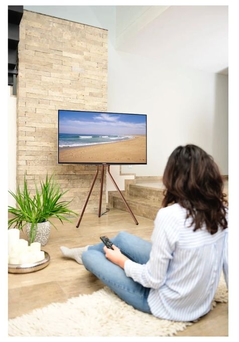 Flur Halterung bis 190,5 cm (75") 40 kg 220872 TV-Ständer, Staffelei freistehend, höhenverstellbar bis 190,5 cm 