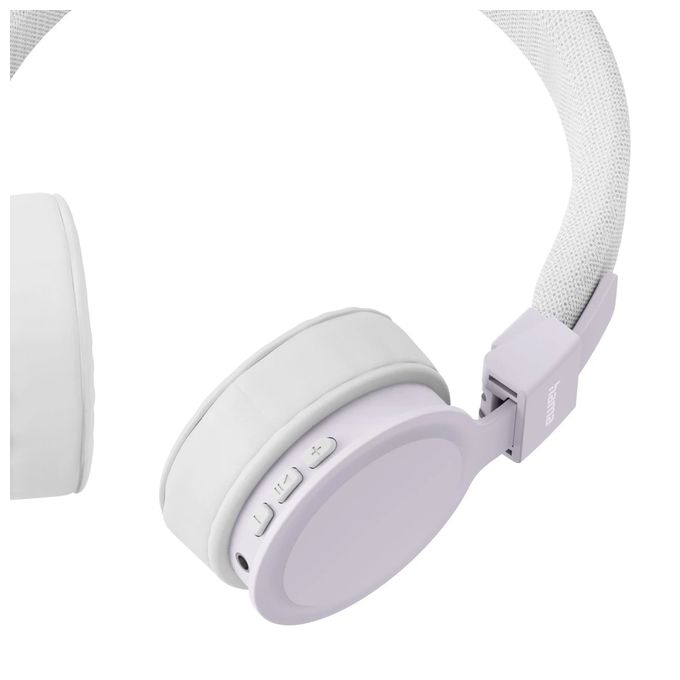Ohraufliegender Bluetooth Kopfhörer kabellos 15 h Laufzeit USB Typ-C  221766 Freedom Lit III (Lila, Weiß) 