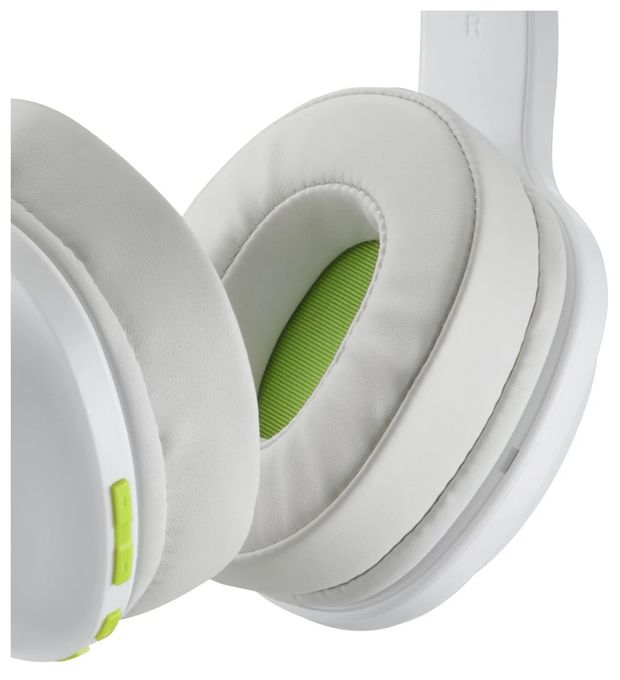 Over Ear Bluetooth Kopfhörer kabellos 60 h Laufzeit  221780 Spirit Calypso III (Grün, Weiß) 