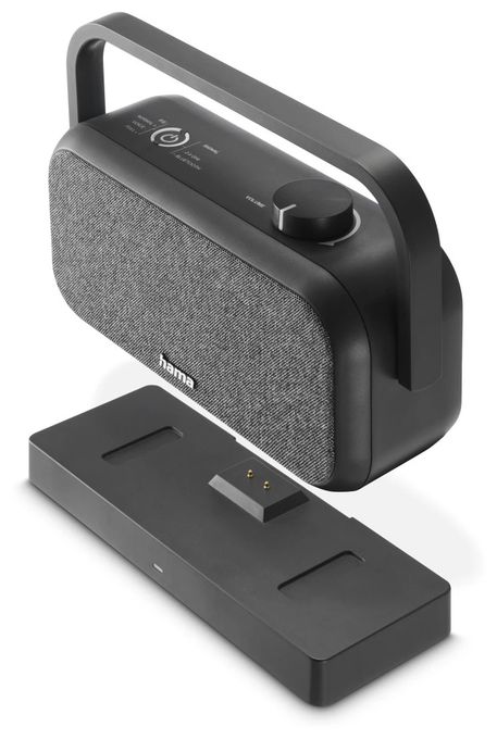 Bluetooth Lautsprecher  221849 Senioren TV (Schwarz, Grau) 