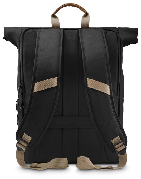 bis 41,1 cm (16.2 Zoll) (Schwarz/Braun) 222023 Silvan Notebook-Rucksack 