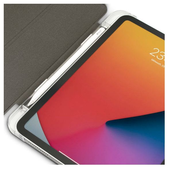 Folio aus Kunststoff für Apple iPad Air 13" (2024) bis 33 cm (13") Schmutzabweisend, Staubresistent, Kratzresistent (Schwarz) 227007 Fold Clear 