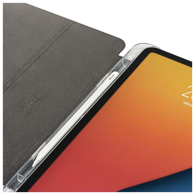 Folio aus Kunststoff für Apple iPad Pro 13" (2024) bis 33 cm (13") Schmutzabweisend, Staubresistent, Kratzresistent mit Magnetverschluss (Schwarz, Transparent) 227047 Fold Clear 