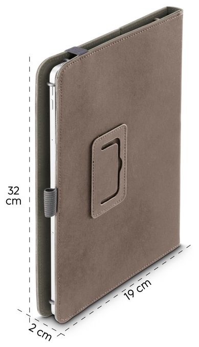 Folio aus Kunststoff für Jede Marke bis 27,9 cm (11") Kratzresistent mit Elastikband (Sand) 227073 Velvet 