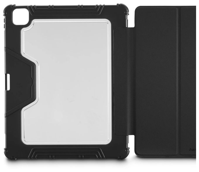 Folio aus Kunststoff für Apple iPad Air 13" (2024/2025) bis 33 cm (13") Stoßfest, Schmutzabweisend, Staubresistent, Schlagfest, Kratzresistent, Schockresistent mit Magnetverschluss (Schwarz) 231012 Protection 