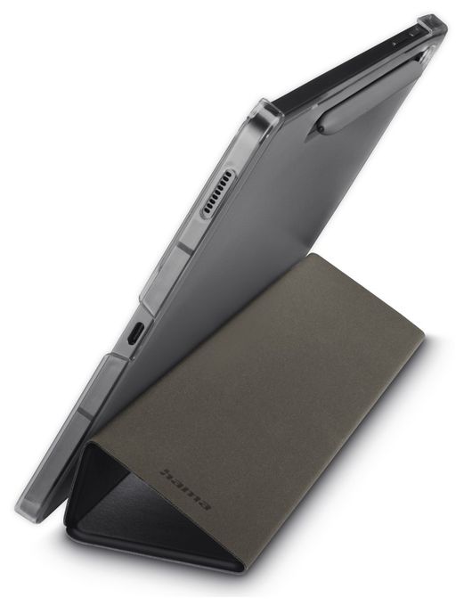 Folio aus Polycarbonat (PC), Polyurethan für Samsung Galaxy Tab S10 Lite (10.9") bis 27,7 cm (10.9") mit Magnetverschluss (Schwarz) 231024 Fold Clear 