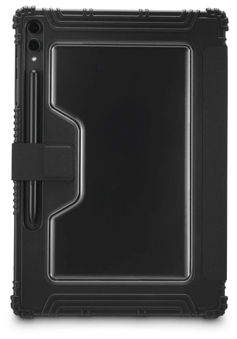 Folio aus Kunststoff für Samsung Galaxy Tab S11 11" bis 27,9 cm (11") Stoßfest, Schmutzabweisend, Staubresistent, Schlagfest, Kratzresistent, Schockresistent mit Magnetverschluss (Schwarz) 231029 Protection 