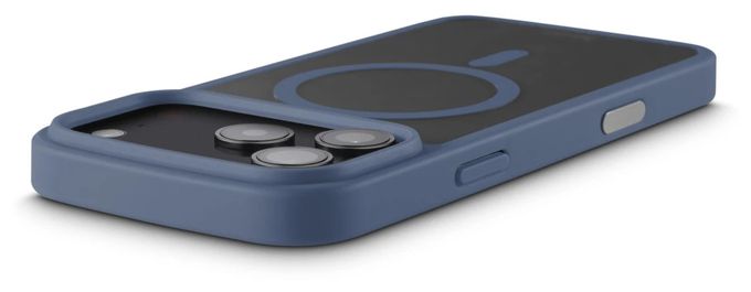 Cover für Apple iPhone 17 Pro Max  232419 Frame Protect (Blau, Transparent) 