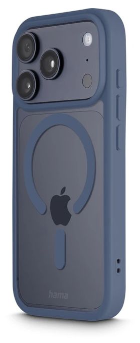 Cover für Apple iPhone 17 Pro  232426 Frame Protect (Transparent, Blau) 