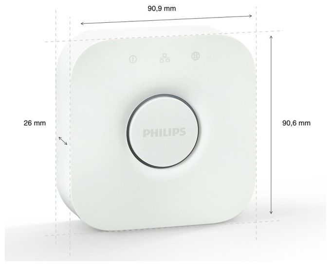 LED Universalstreifenleuchte 2000 mm DC Hue Bridge Bundle White & Color Ambiance + Hue Bridge 