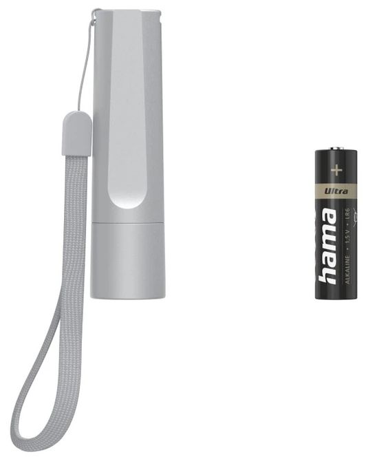 LED-Taschenlampe "FL60", mit Batterien, Aluminium, 3 Modi 