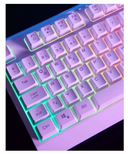 RGB-LED Gaming Tastatur USB  uRage Exodus 220 TKL (Weiß) 