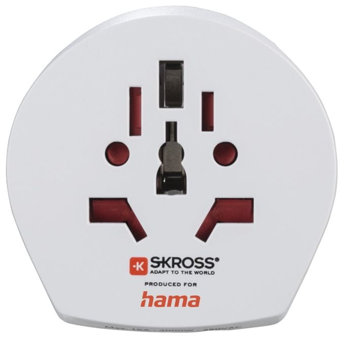 World Travel Pro Light USB Reiseadapter für bis zu 200 Länder 