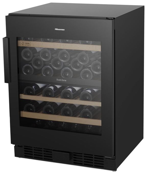 Freistehend weinkeller, Schwarz, 128 l 