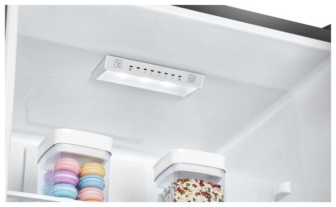 147 l / 97 l Kühl-Gefrierkombi freistehend NoFrost 108 kWh Jahr  RB3N300NEFA (Schwarz, Edelstahl) 