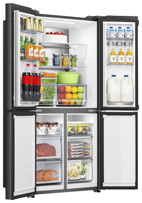 Side-by-Side Kühl-/ Gefrierkombination 304 l / 87 l 235 kWh NoFrost 1785 mm x 794 mm  RQ5P470SAFD (Schwarz) 